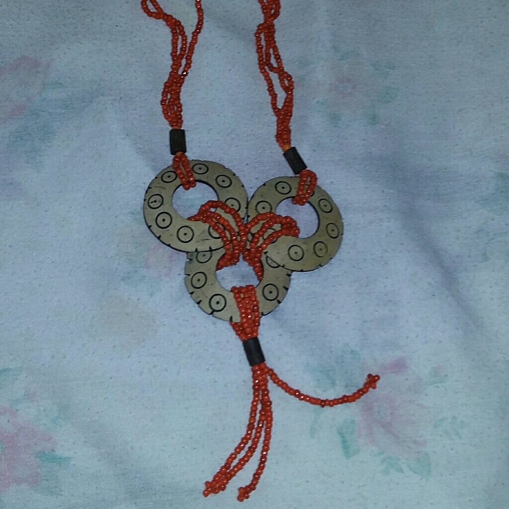 Necklaces Beads and wood